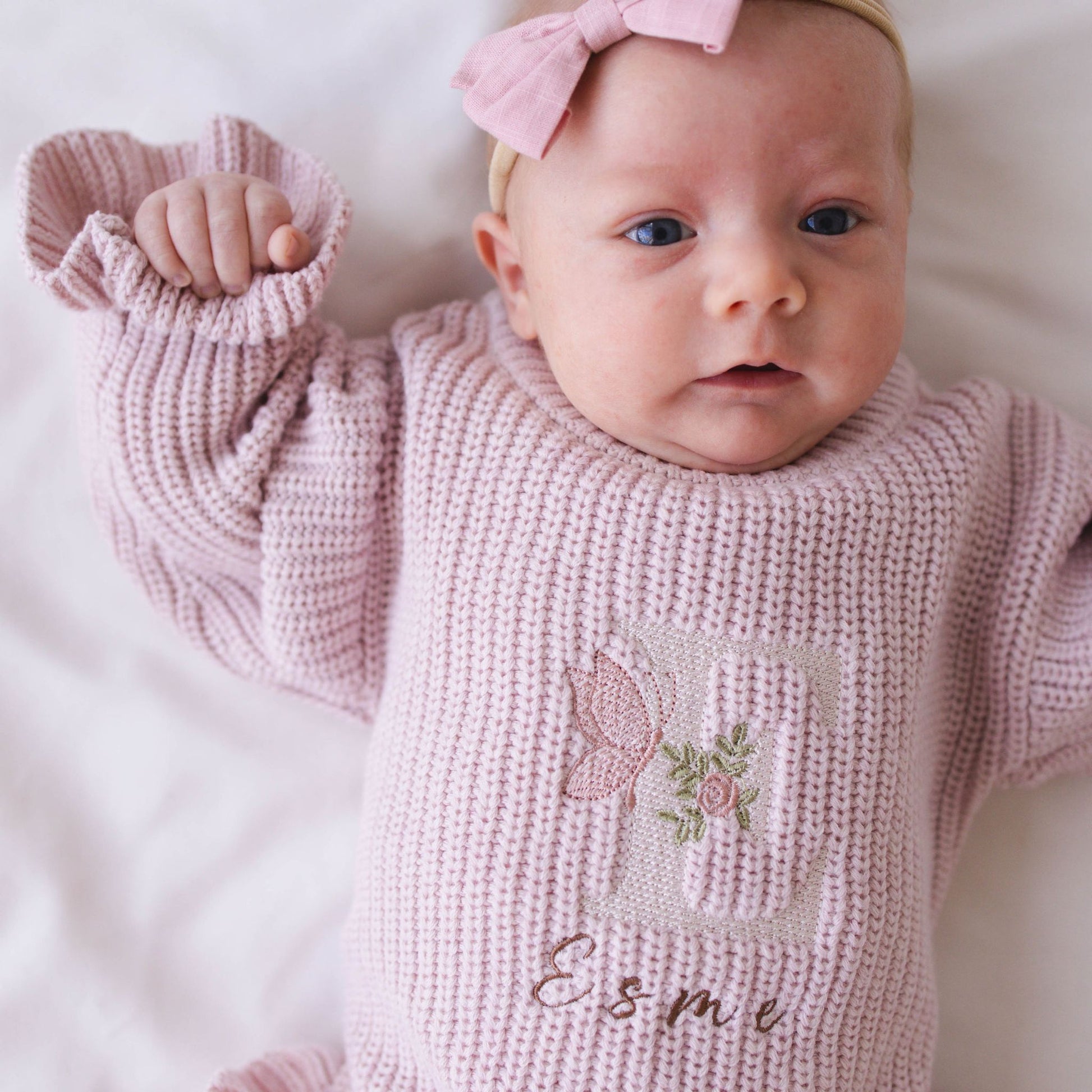 Heirloom 100% Cotton Butterfly Romper - Pink