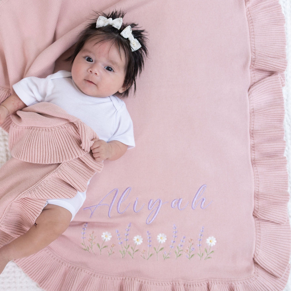 Personalized Baby Blanket - itty Bitty Keepsake