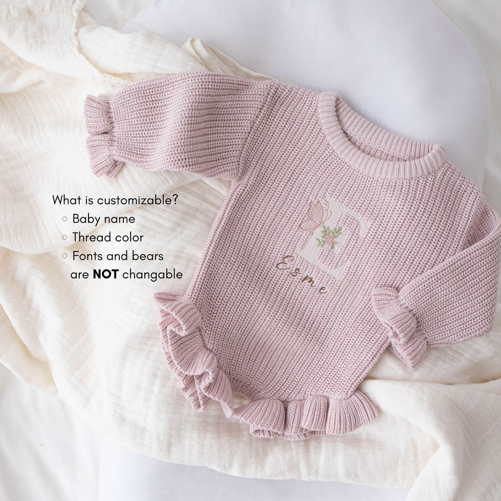 Heirloom 100% Cotton Butterfly Romper - Pink