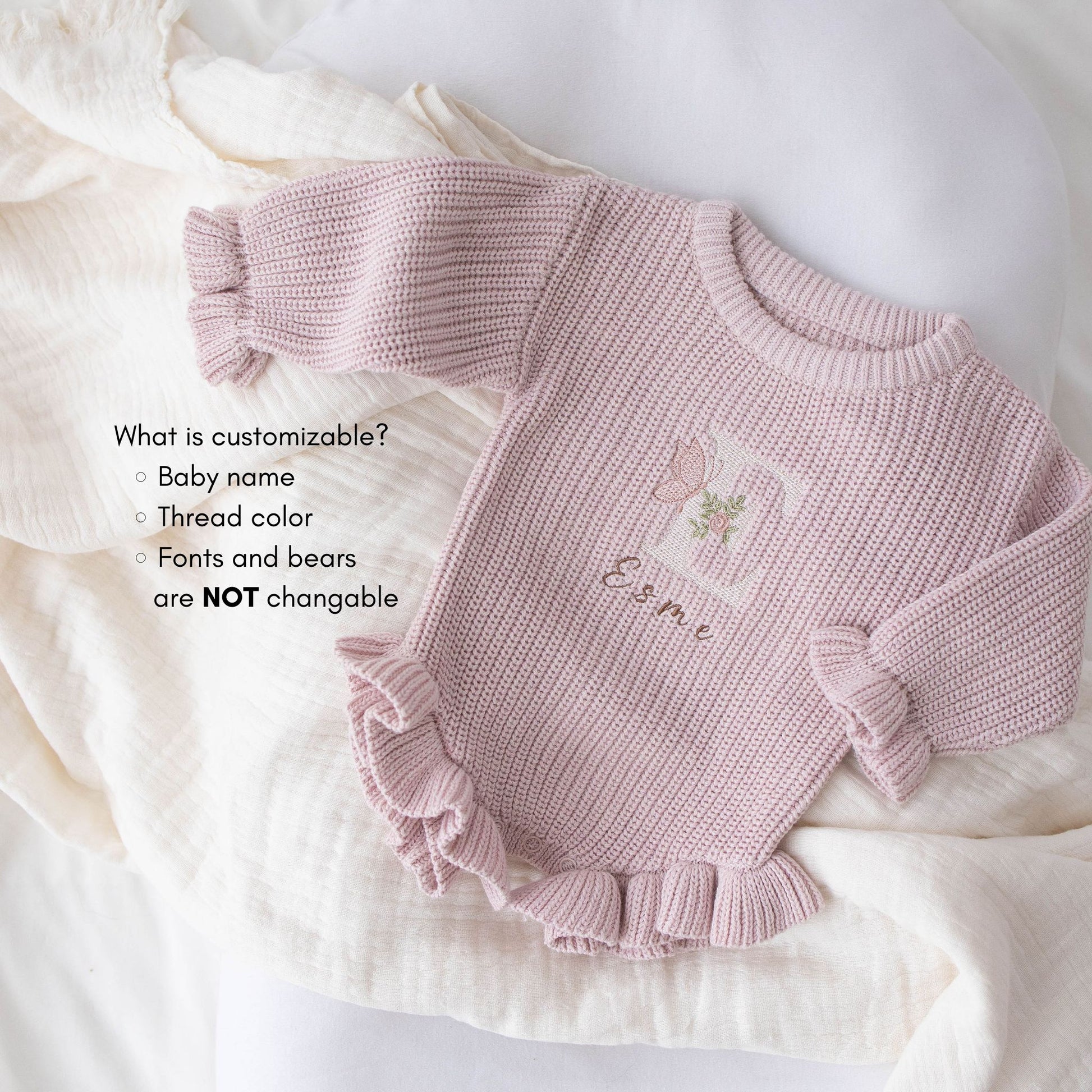 Heirloom 100% Cotton Butterfly Romper - Pink