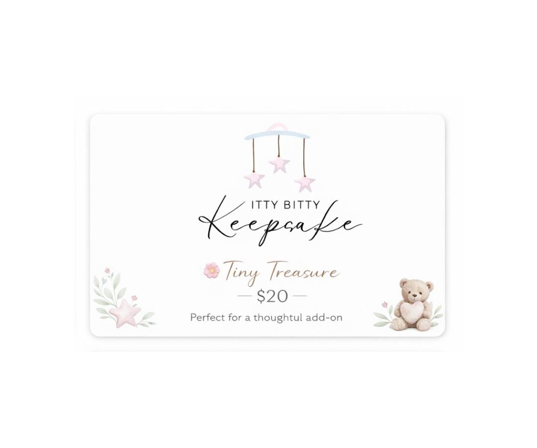Tiny Treasure iBK Gift Card - itty Bitty Keepsake