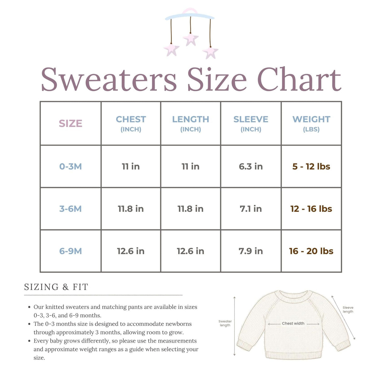Cotton Knitted Personalized Sweater