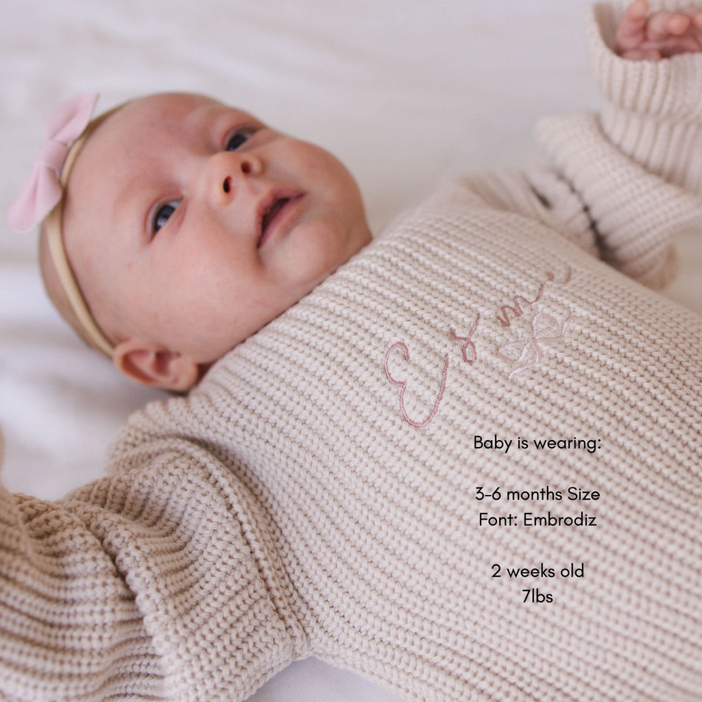 Heirloom 100% Cotton Bow Romper - Beige