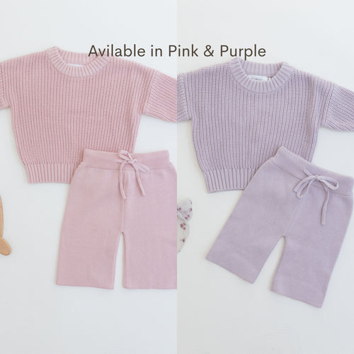 Cotton Knitted Pajama Pants