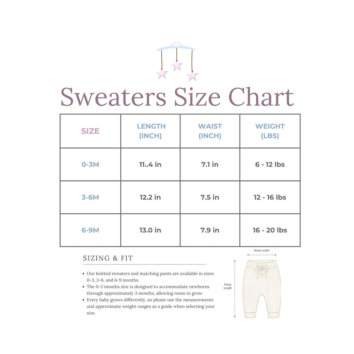 Cotton Knitted Pajama Pants