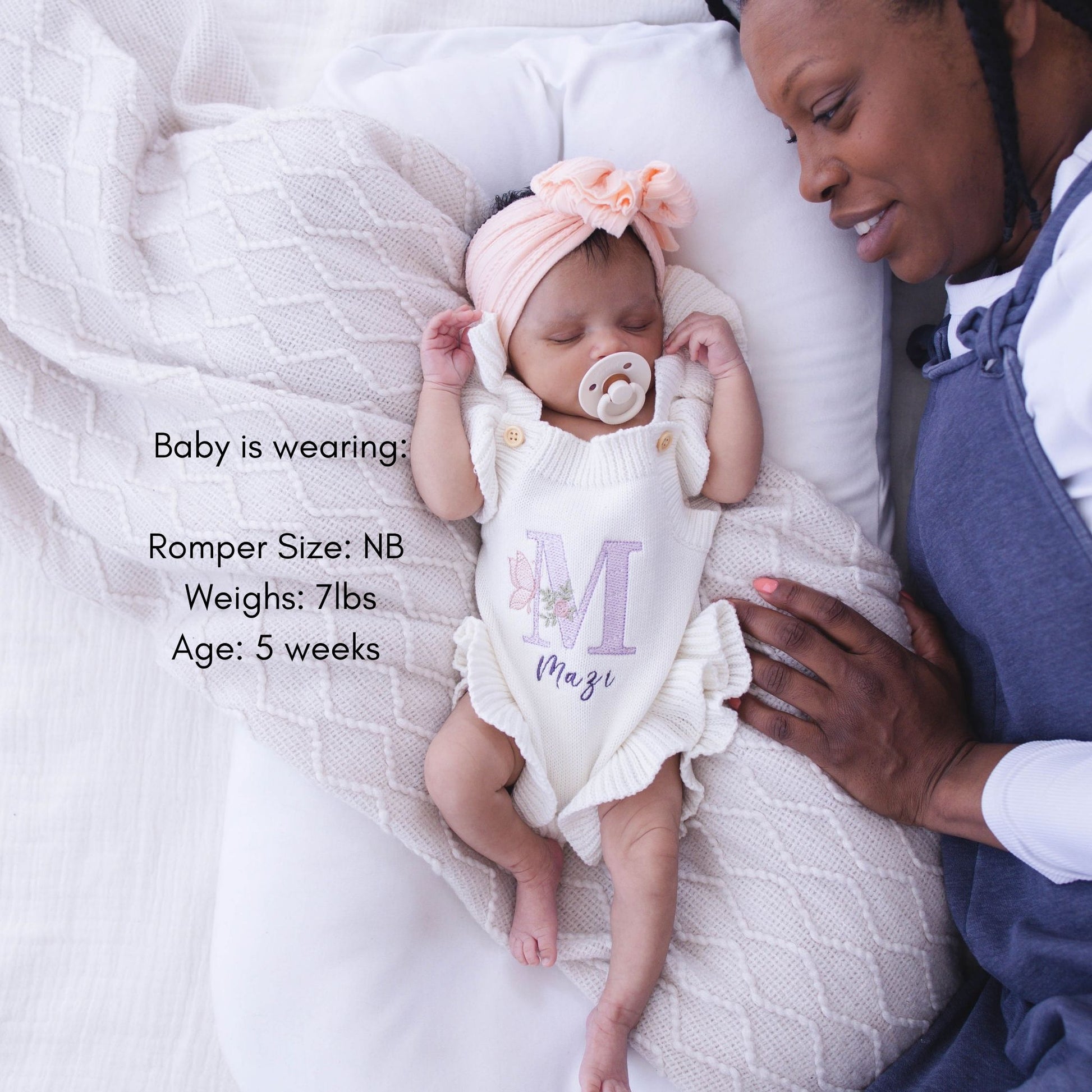 Heirloom 100% Cotton Butterfly Romper - itty Bitty Keepsake