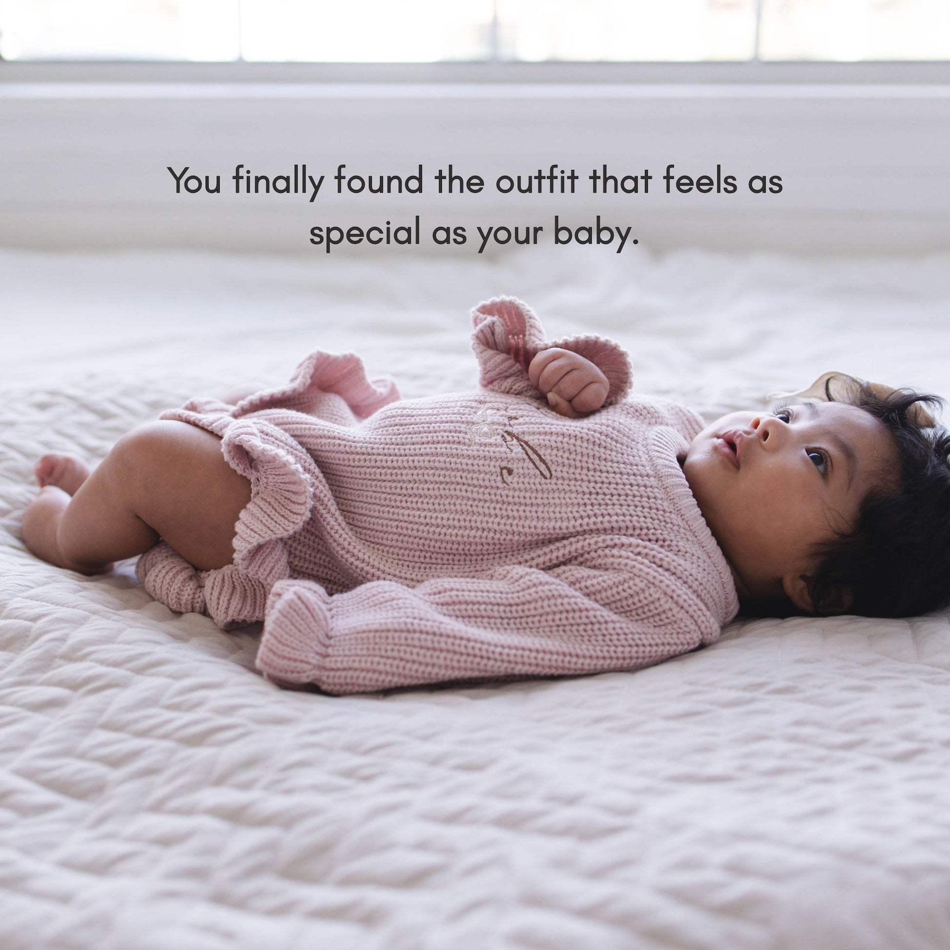 Heirloom 100% Cotton Bow Romper - Pink