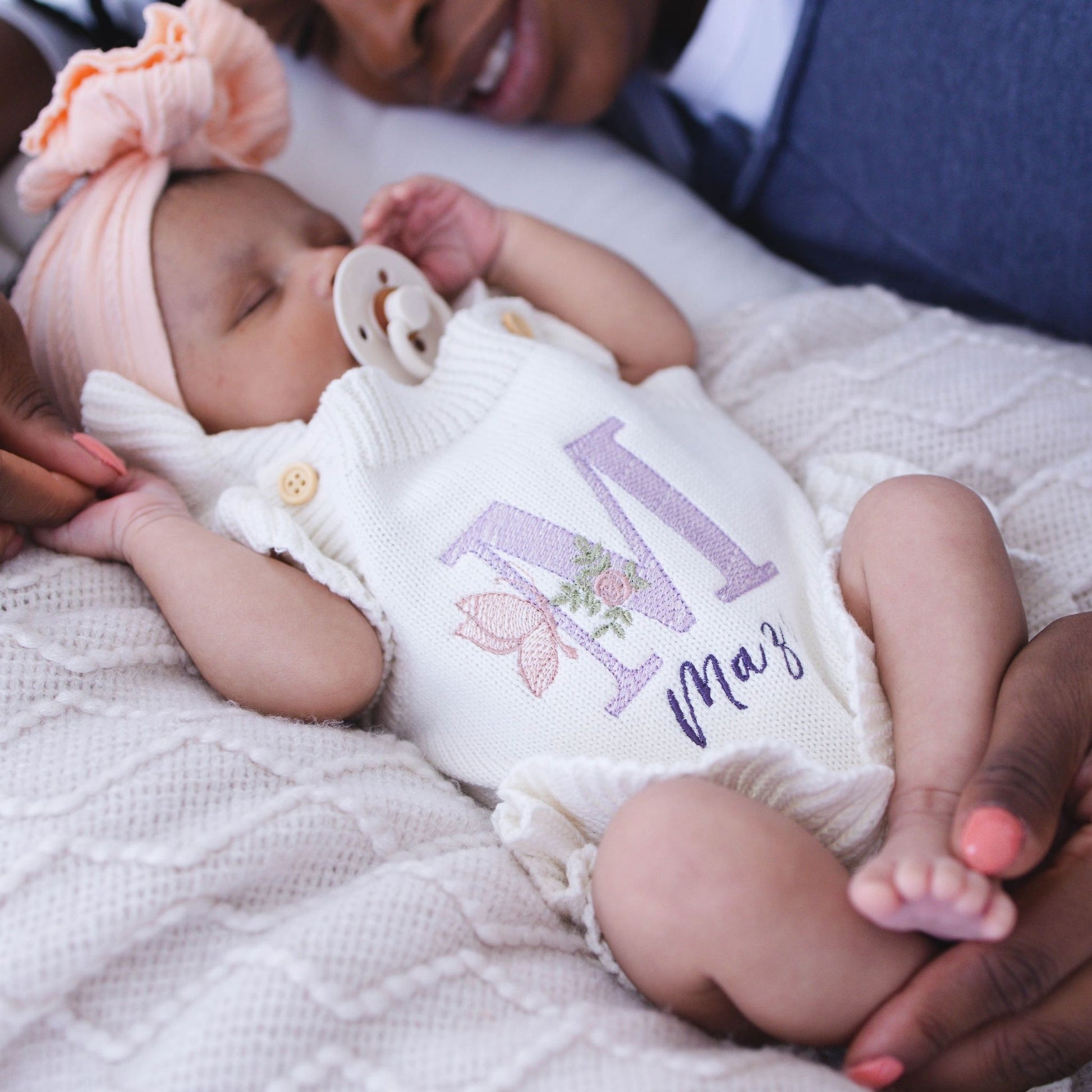 Heirloom 100% Cotton Butterfly Romper - itty Bitty Keepsake