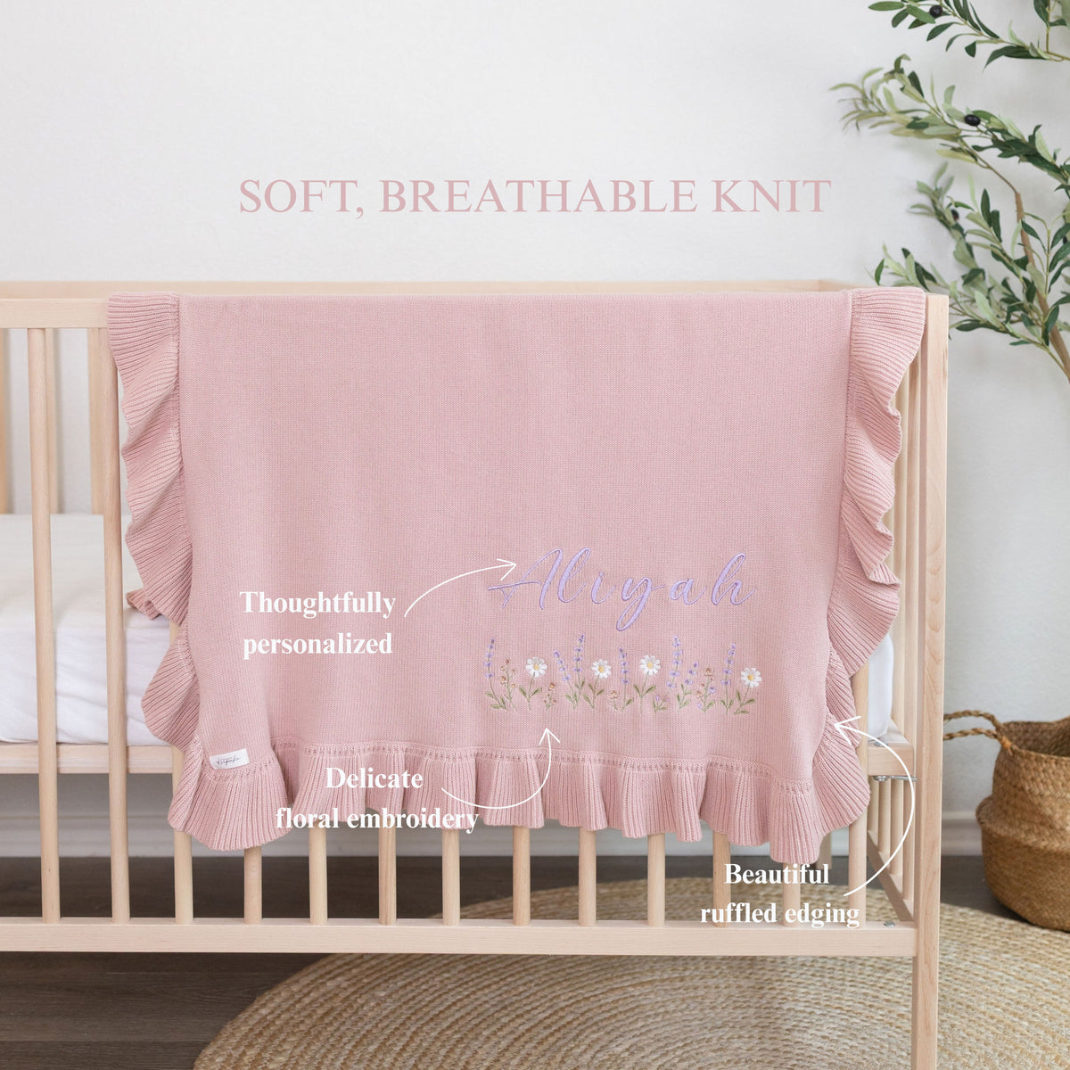 Personalized Baby Blanket - itty Bitty Keepsake