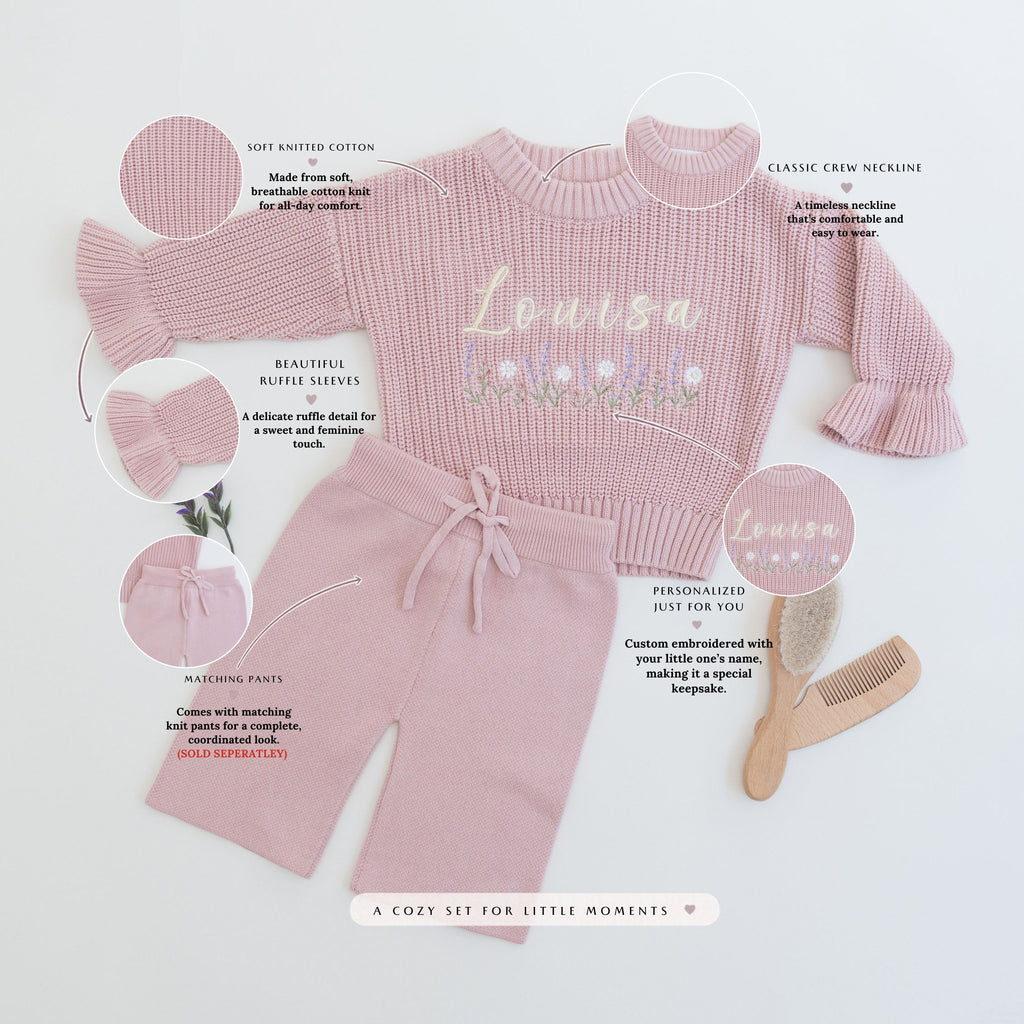 Cotton Knitted Personalized Sweater