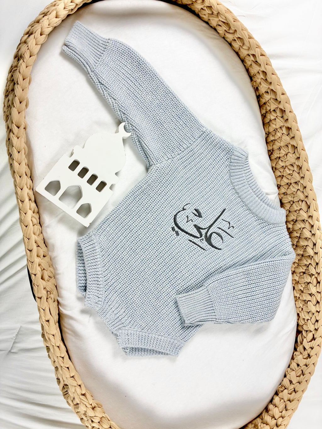 Personalized Arabic 100% Cotton Romper - itty Bitty Keepsake