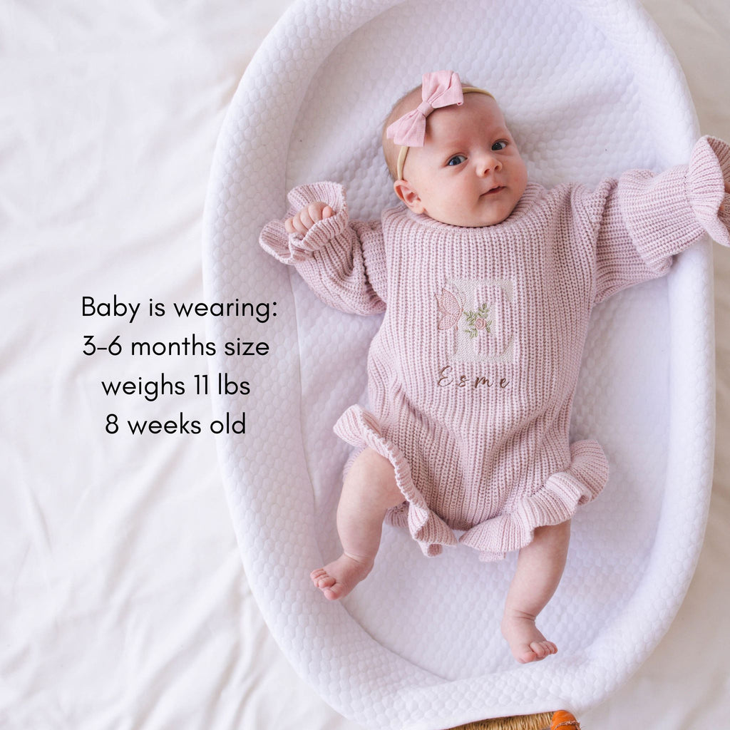 Heirloom 100% Cotton Butterfly Romper - Pink