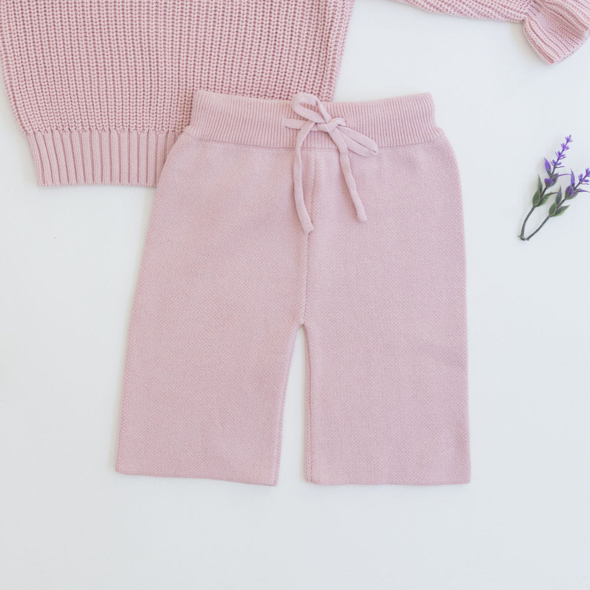 Cotton Knitted Pajama Pants
