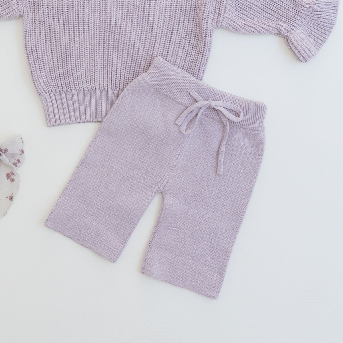 Cotton Knitted Pajama Pants