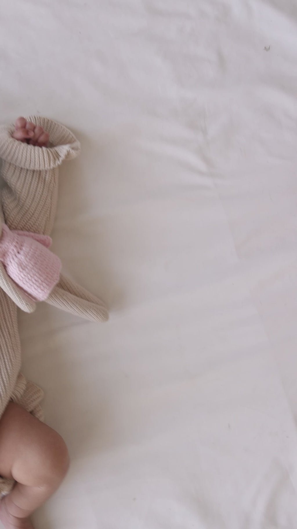 Heirloom 100% Cotton Butterfly Romper - Beige