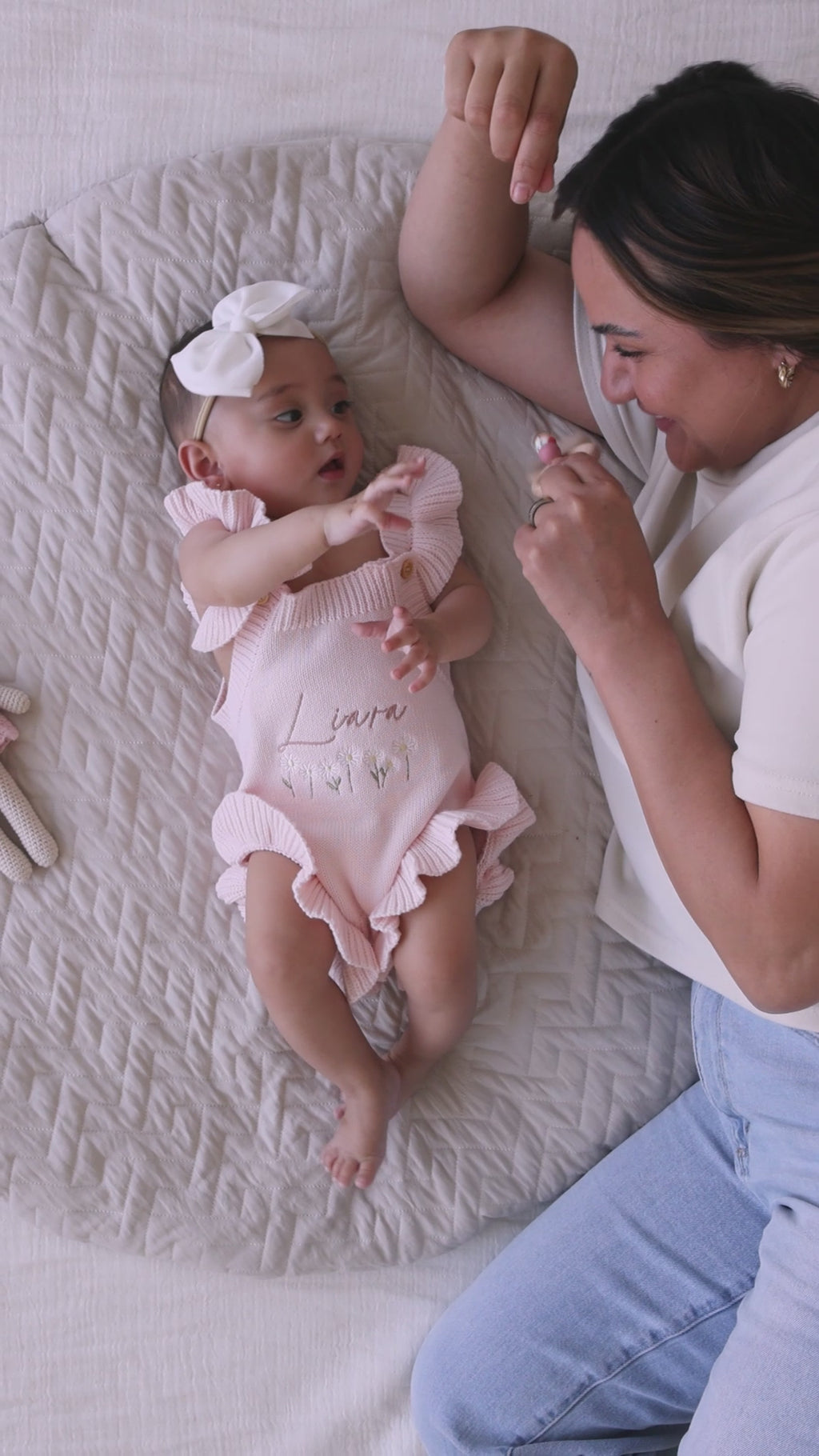 Heirloom 100% Cotton Flower Romper