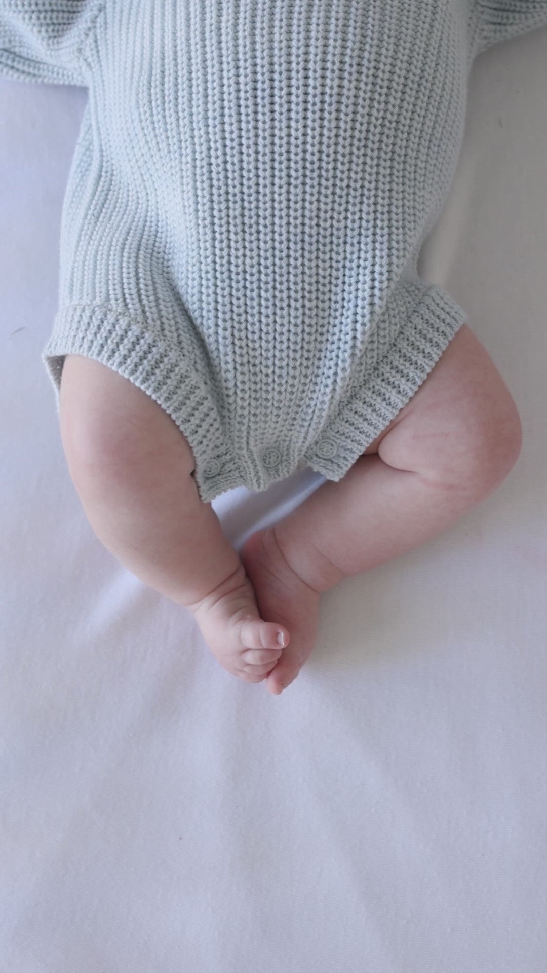 Heirloom 100% Cotton Romper - Blue